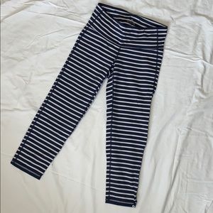Athleta Navy & White Crops- Size XS